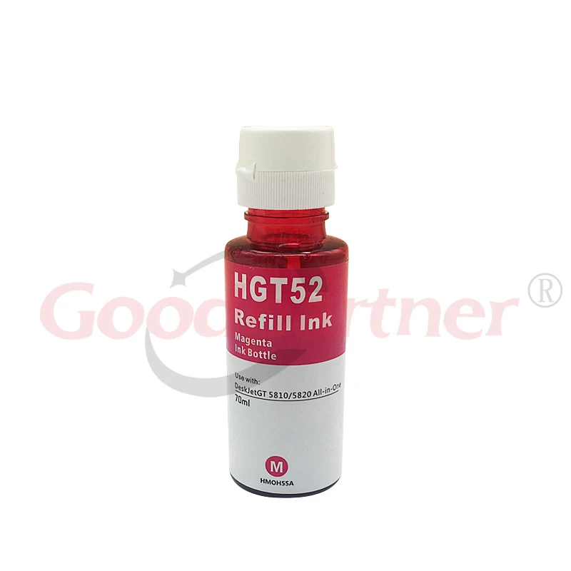 GT51 GT52 многоразовый СНПЧ чернилами для бутылок комплект для hp с чернилами hp DeskJet GT 5810 5820 GT5810 GT5820, 51, 52, модель бак 310 410 318 418 струйный принтер пополнения чернил