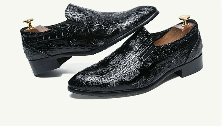 Лидер продаж; мужские слипоны с узором «крокодиловая кожа»; обувь для вождения с острым носком; мягкие удобные дизайнерские лоферы; мокасины для мужчин; LK-22
