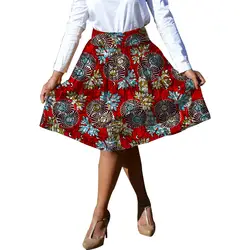 Модные элегантные ярко воск Африканский принт элемент дамы Дашики юбки пользовательские африканские одежда для Для женщин к