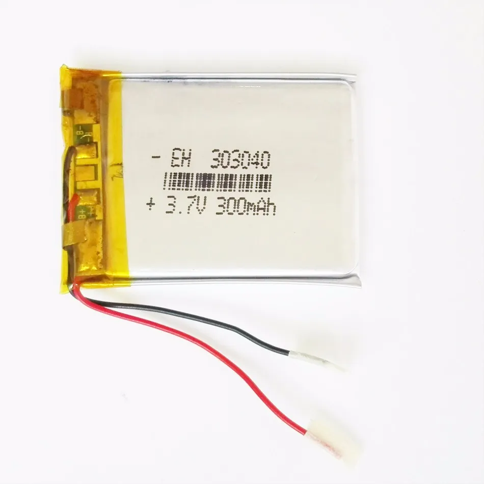 3.7V 300mAh LiPo Rechargeable 303040 Battery For Bluetooth Headsets GPS Toys
