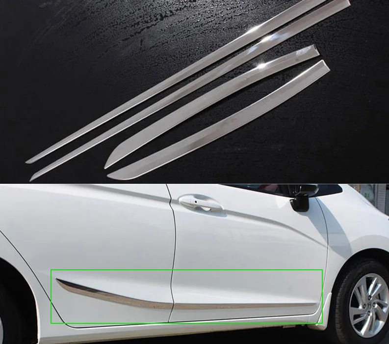 SUNFADA Stainless Steel Car Door Side Body Decoration Trim Car covers