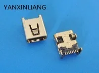 10 шт Mini USB 8 Pin SMT SMD гнездо разъема ПП 4 pin прямая ножка | Обустройство дома