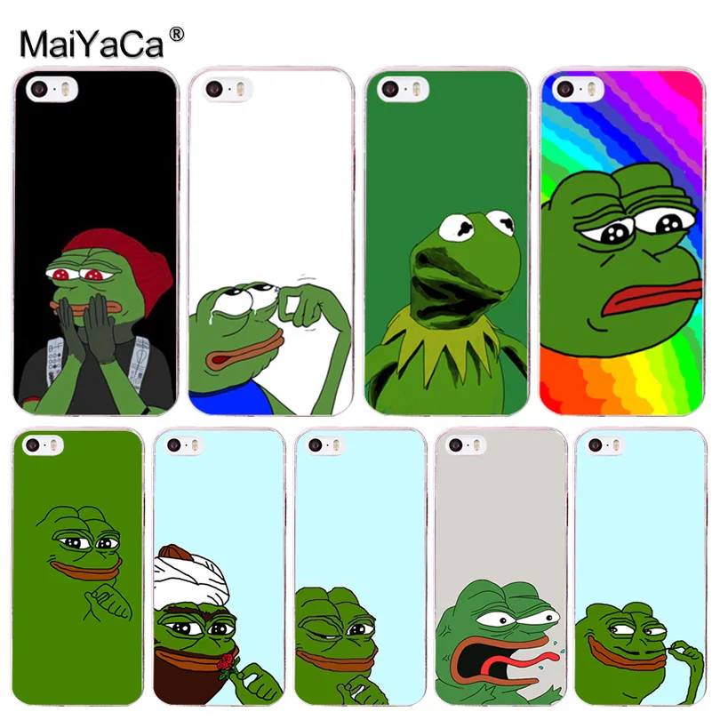 MaiYaCa the frog meme Luxury Fashion 2D Phone Case for