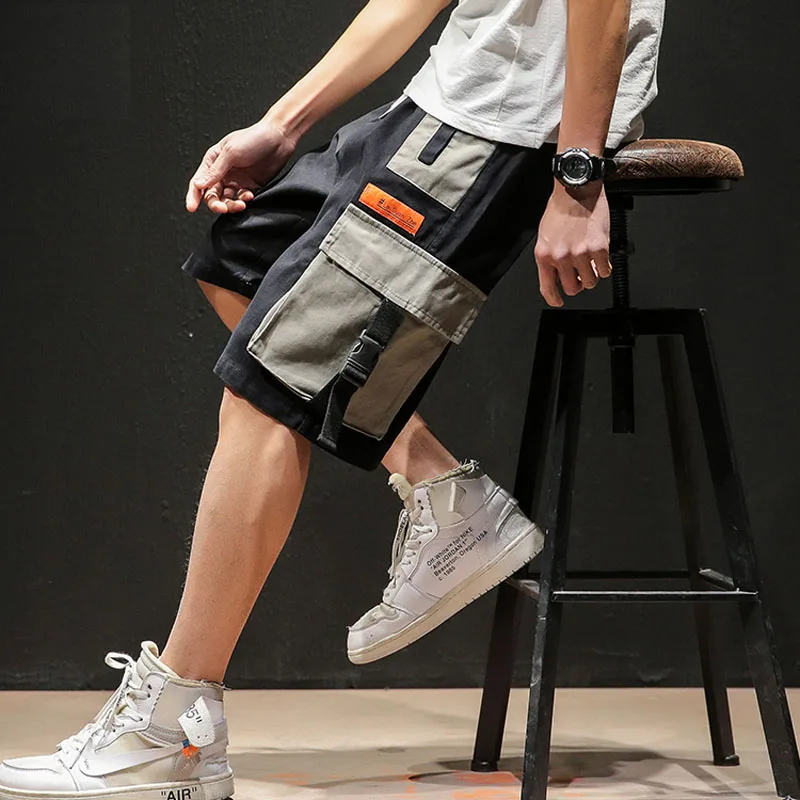 Для мужчин Шорты стиль сафари новые летние хлопковые свободные мужские шорты до колен с карманами в японском стиле 4XL 5XL S05
