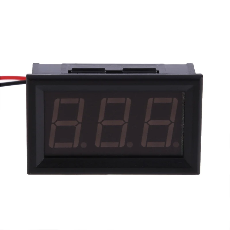 

Red LED AC60-300V Digital Voltmeter LED Voltage Display Panel w/ 2 Wires 0.56 inch LED Digit Voltmeter Car styling