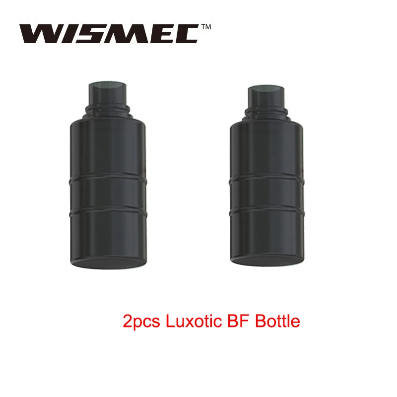 

2pcs original WISMEC Luxotic BF Box E-liquid Bottle 7.5ml Capacity Plastic Material for Luxotic BF Box MOD kit Ecig Sapre Part