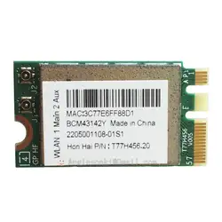 Bcm943142y для Broadcom Беспроводной WLAN WI-FI карты + Bluetooth 4.0 NGFF 2230 brcm1079 802.11b/G/N для Dell