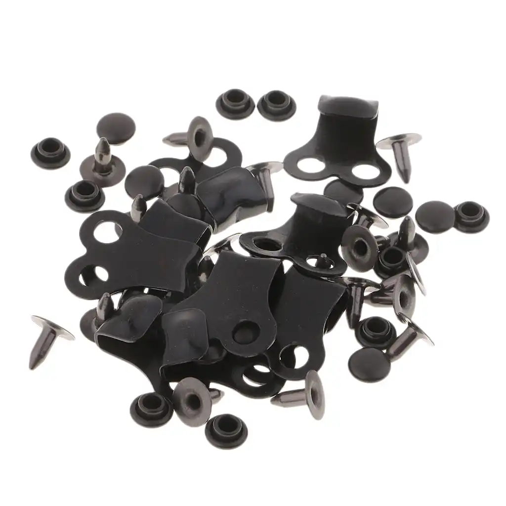 Hebillas de Cordones de Seguridad para Botas de aleaci/ón Cikonielf 20 Juegos de Ganchos de Metal para Botas Accesorios para reparaci/ón//Campamento//Caminata//Escalada Accesorios de Encaje