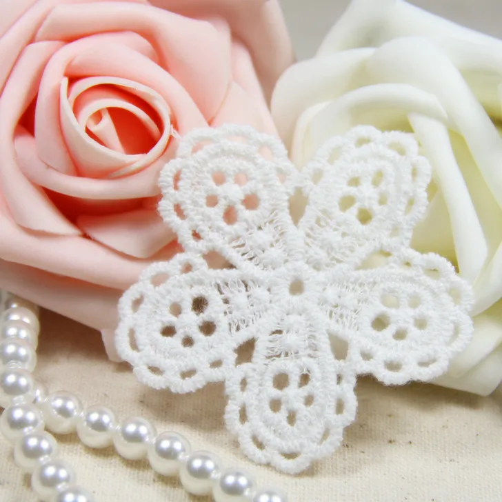 20 PCS 2017 New Handmade Lace Patch Cotton DIY Lace Accessories Sew On