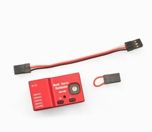 Multi Servo Distribution Distributor 4.8V-10V DC Input Easy to Adjust Fixed Wing UAV Drone FPV work for 4 servos
