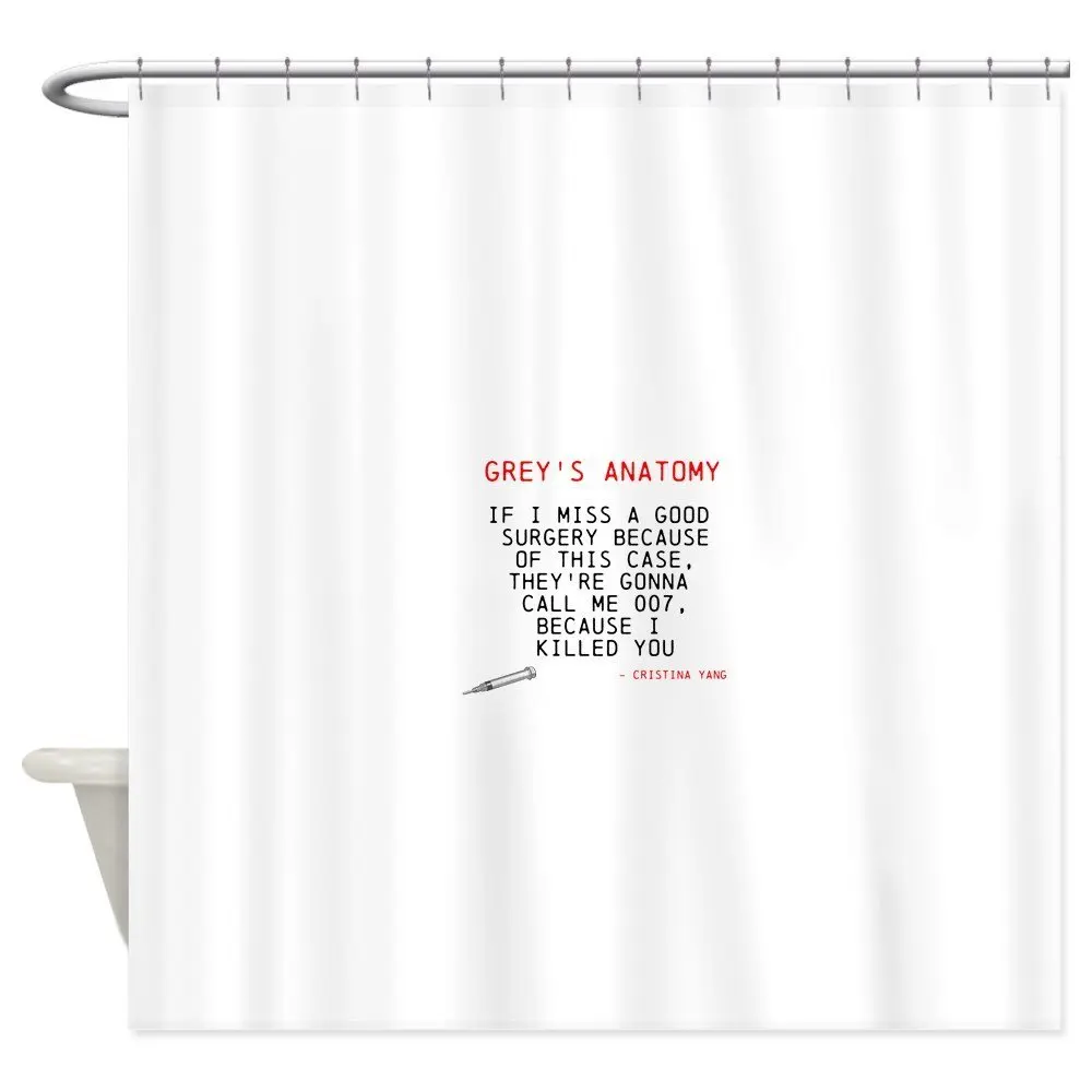 Grey's Anatomy Cristina Yang Decorative Fabric Shower Curtain