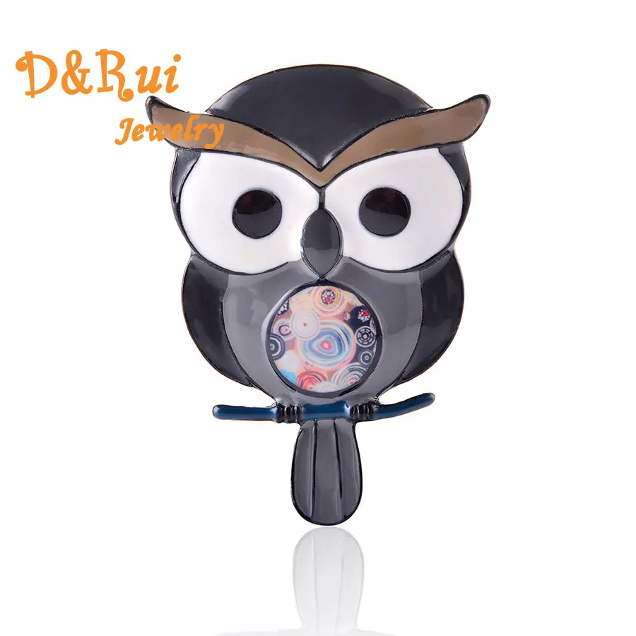 

Badge Pin Owl Brooch Trendy Charming Cute Exquisite Animal Bird Enamel Brooches Pins Clothing Decoration Fashion Jewelry 2019
