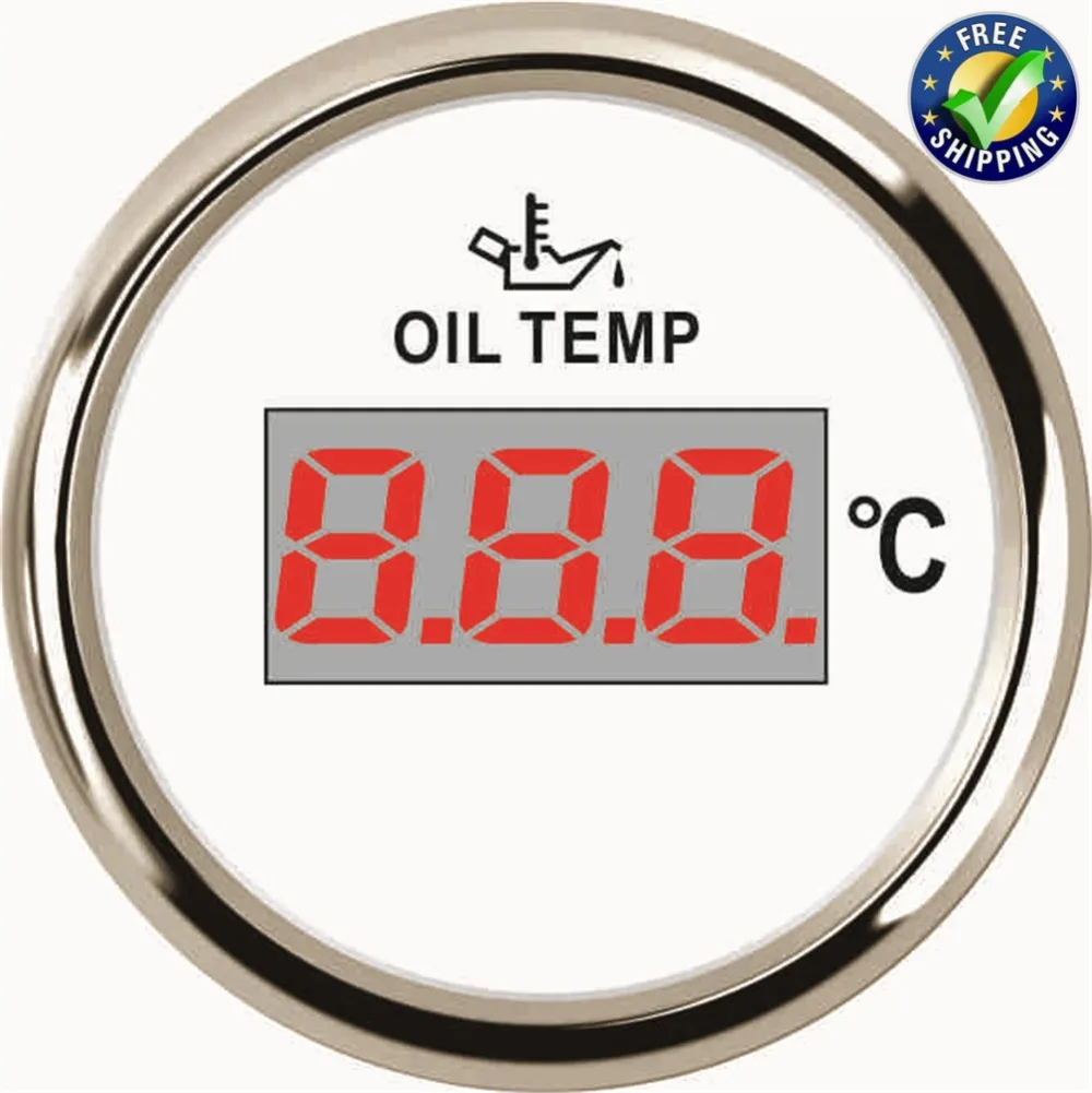 52mm Engine Oil Temp Gauges Modification 9 32v 361 19ohm Digital Fuel