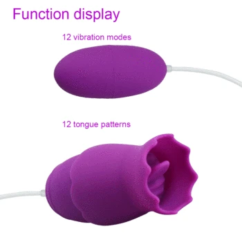 USB Surprise Eggs Sucking Tongue Vibrator Nipple Sucker Body Massager Stimulate Breast Enlarge Adult Goods Sex Toys for Women 3