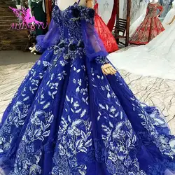 AIJINGYU уникальный доступный Свадебные платья симпатичное платье блестящие шить атласные кружева свадебные аксессуары с длинными рукавами