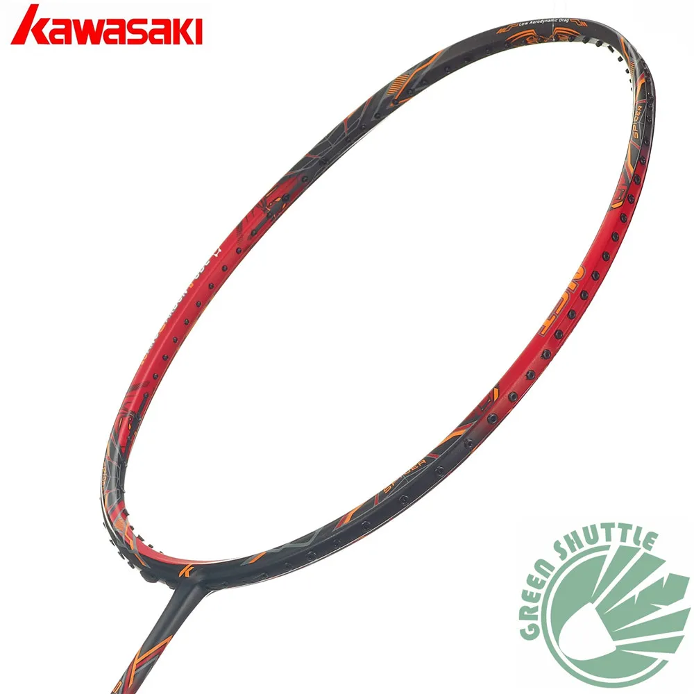 

2019 Genuine Kawasaki Badminton Racket T-joint power Strong torsion King K9 K8 Spider 9900II Enhanced Blade Frame Raquete