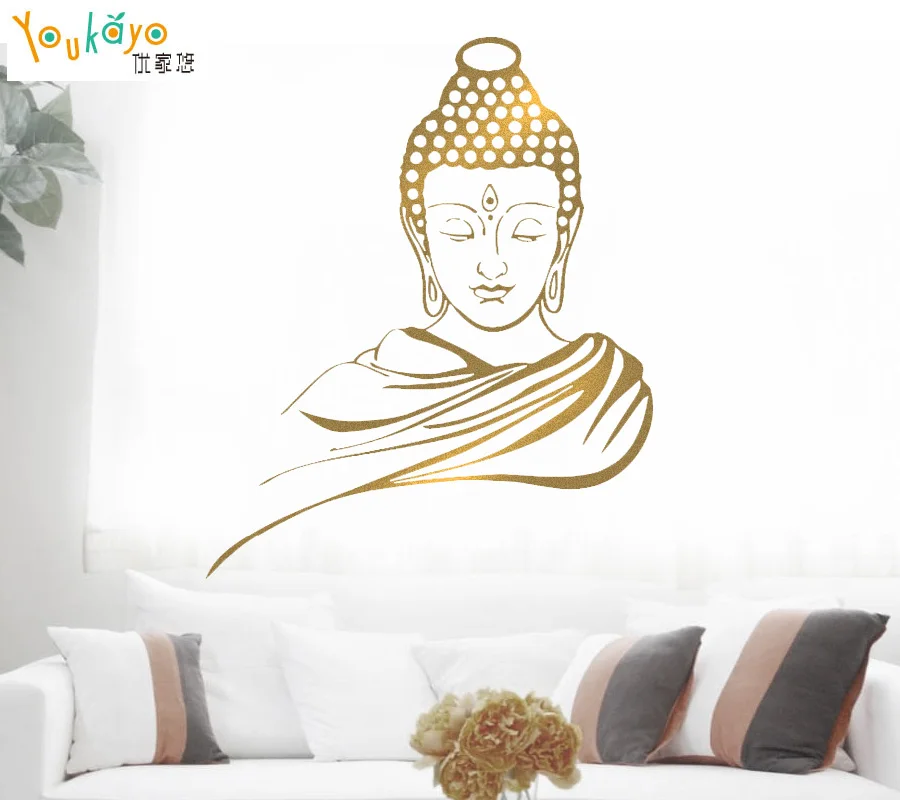 New Poster Classic Religion Buddhism Buddha Meditation Wall Sticker