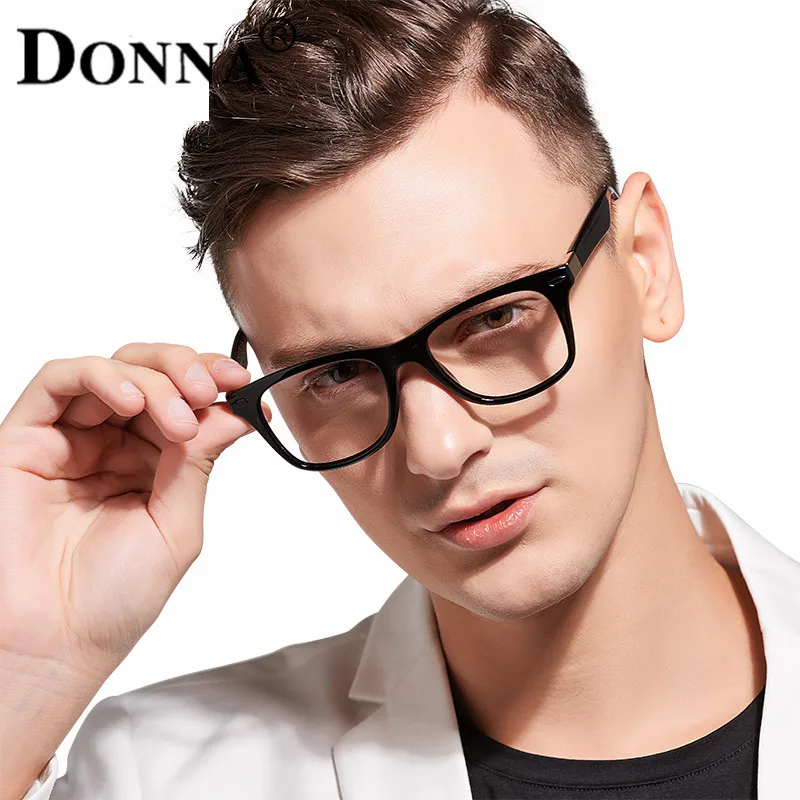 Donna Classic Rivet Glasses Black Frame Retro Reading Glass Frame