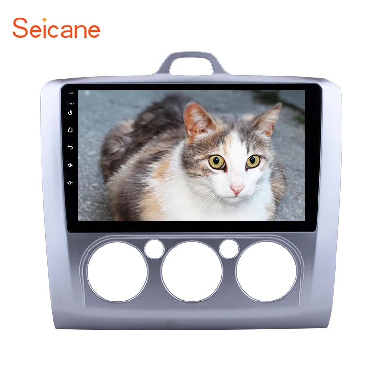 Автомагнитола Seicane 2DIN мультимедийный плеер 9 дюймов на Android 1 для Ford Focus 2 Exi MT 2004-2007