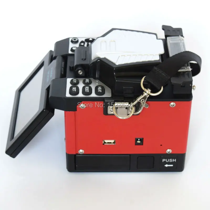 Automático da Fusão da Máquina de Emenda da Fibra Ótica de Ftth da Multi-língua Splicer X-97 12 Cheap Equipamentos de fibra óptica