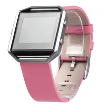 New Fitbit Blaze Bands Pink Leather Torotop Genuine Leather Bracelet Strap Replacement Band For Fitbit Blaze Smart Fitness Watch