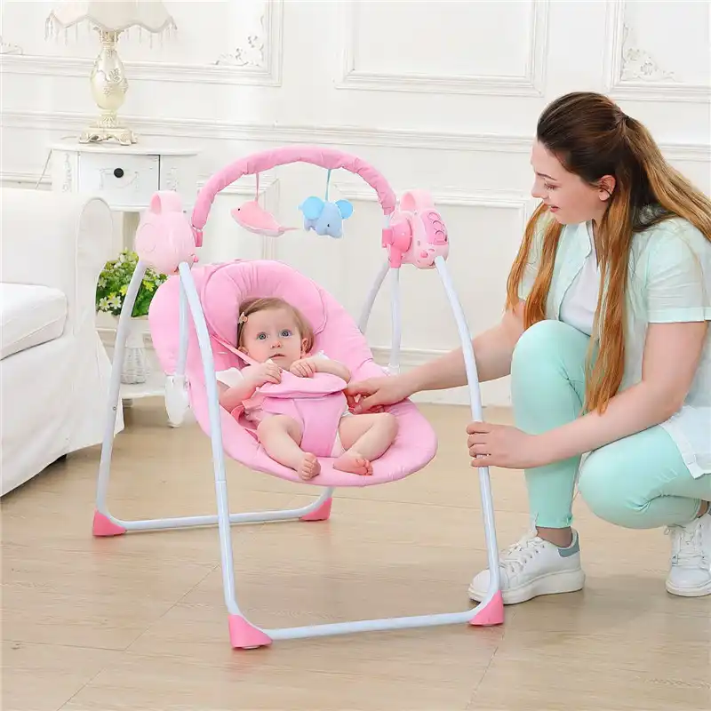 baby crib with rocking chair