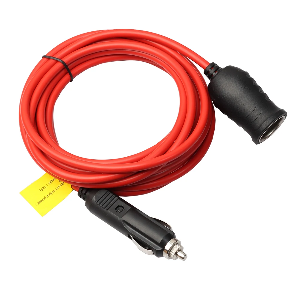 

3.6 meters 12FT 12V 24V Cigarette Lighter Extension Cable Male to Female