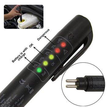 

Car Brake Fluid Liquid Tester Pen Testing DOT3 DOT4 DOT5 brake fluid Automotive Testing Tool With 5 LED ELM327 V1.5 V2.1