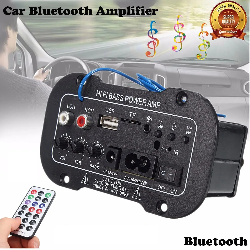 Многофункциональный Автомобильный Bluetooth 2 1 Hi-Fi усилитель мощности мини-усилитель
