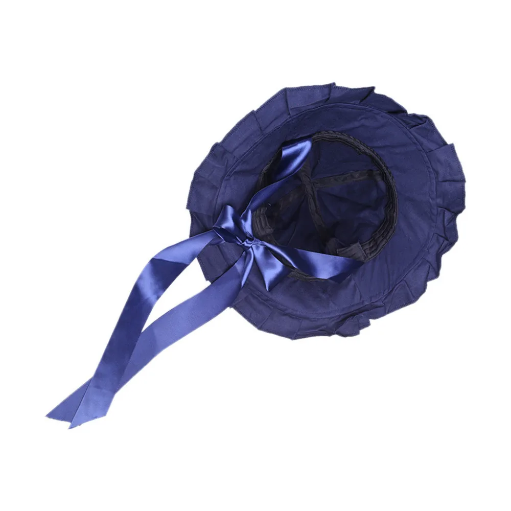 2019 Woman summer sunscreen pretty beach hat bow tie basin sexy beach hat cotton foldable seaside sportsbeach hat girl 40J5 (14)