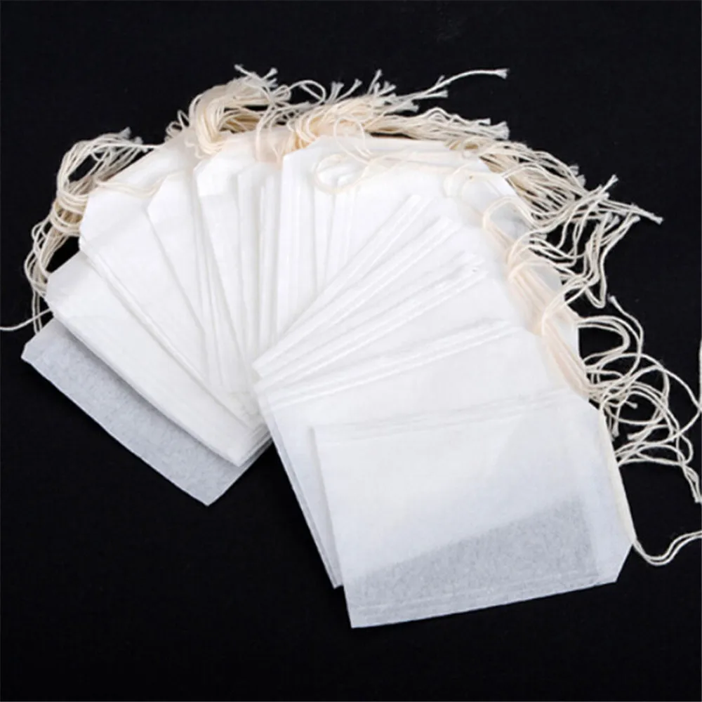 100Pcs/pack Wholesale Teabags Empty Tea Bags With String Heal Seal ...