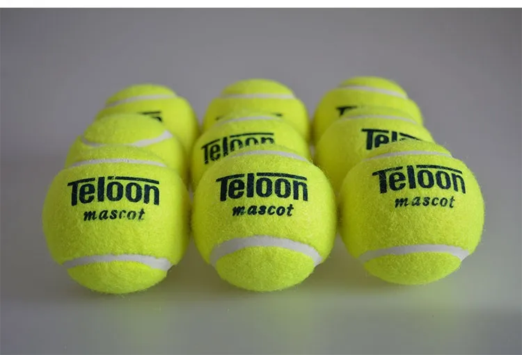 Брендовый качественный теннисный мяч для тренировок, синтетическое волокно, хороший резиновый мяч для соревнований, теннисный мяч, 1 шт., низкая цена, распродажа