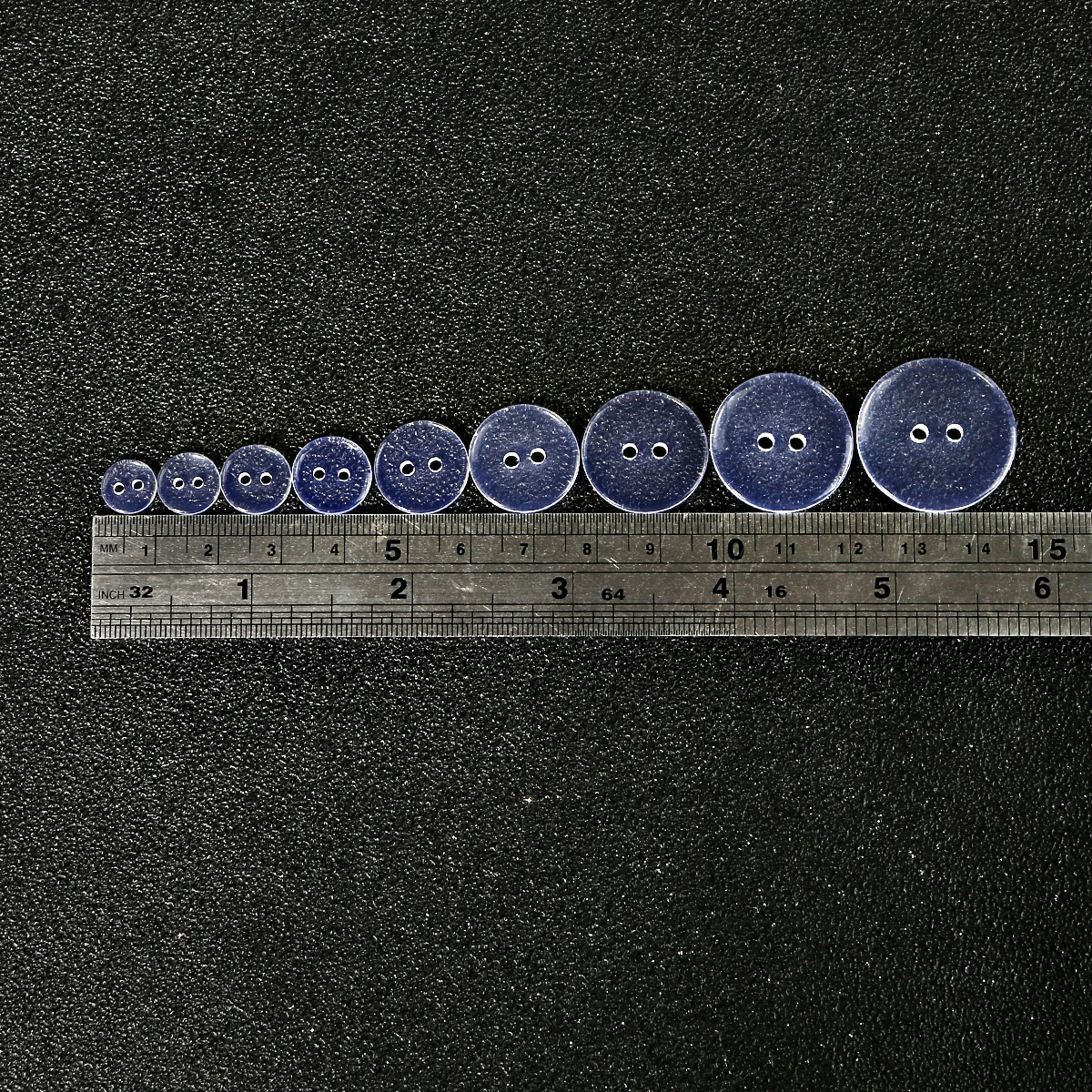 

plastic Resin Sewing Buttons Scrapbooking Round Lucency Two Holes Botones Bottoni Botoes 9-25mm Transparent Clear accessories