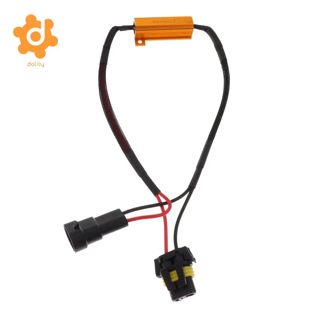 Baoblaze Pair 9005/HB3 LED Fog Light 50W 6Ohm Load Resistor Wiring Canceller Decoder