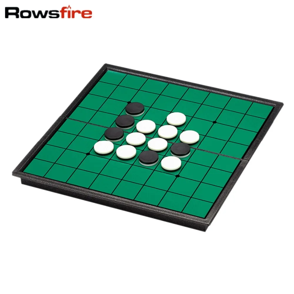 

Rowsfire Children Chess Game Magnetic Fold Packable Reversi Othello Educational Board Game Toy for Children New Year Gift
