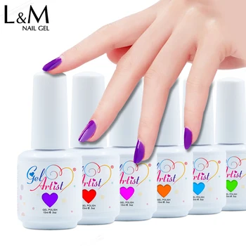 

1pc Soak Off Led UV Color Gel Nail Polish Gelartist Brand Artist Nails Polish Professional Gel Varnish