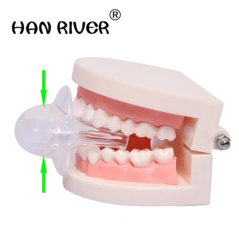 hanrlver Health Care Silicone Anti Snoring Tongue Retaining Device