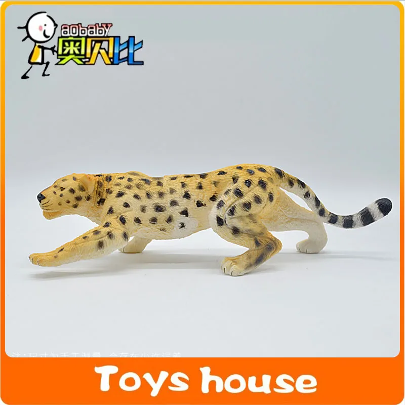 31cm big size leopard animal toys wild animals Simulated Model PVC