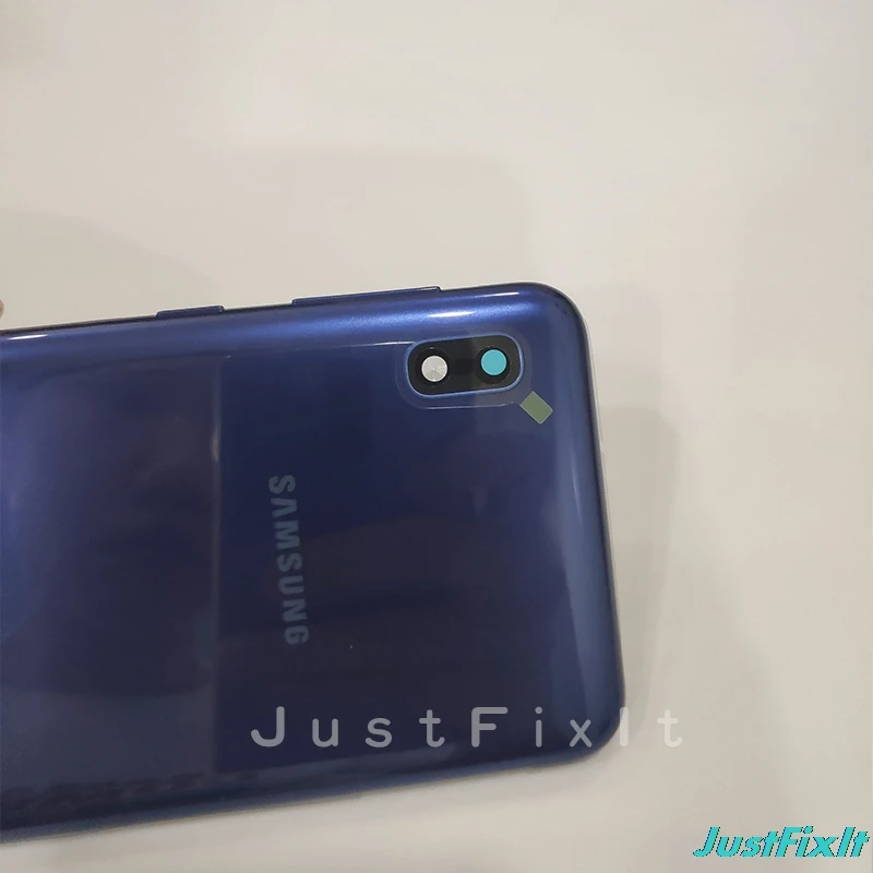 Для SAMSUNG Galaxy A10 2019 SM A105F A105 Задняя крышка батареи Дверь стеклянная Корпус чехол