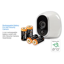 RCR123A 4 pcs UL & FCC Certified 700 mah recarregável De Lítio protegido baterias para Netgear Arlo Câmeras HD e Reolink -ion