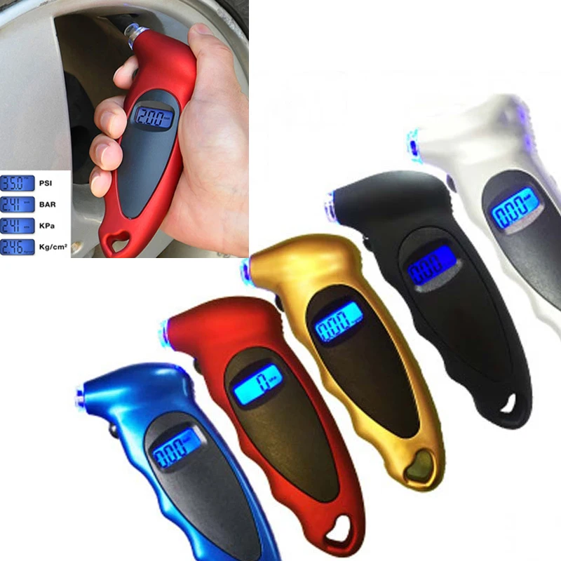 

Youwinme Mini LED Digital Tire Gauge Tire Diagnostic LCD Display Universal Tire Pressure Tool For Car Auto Motorcycle Bike