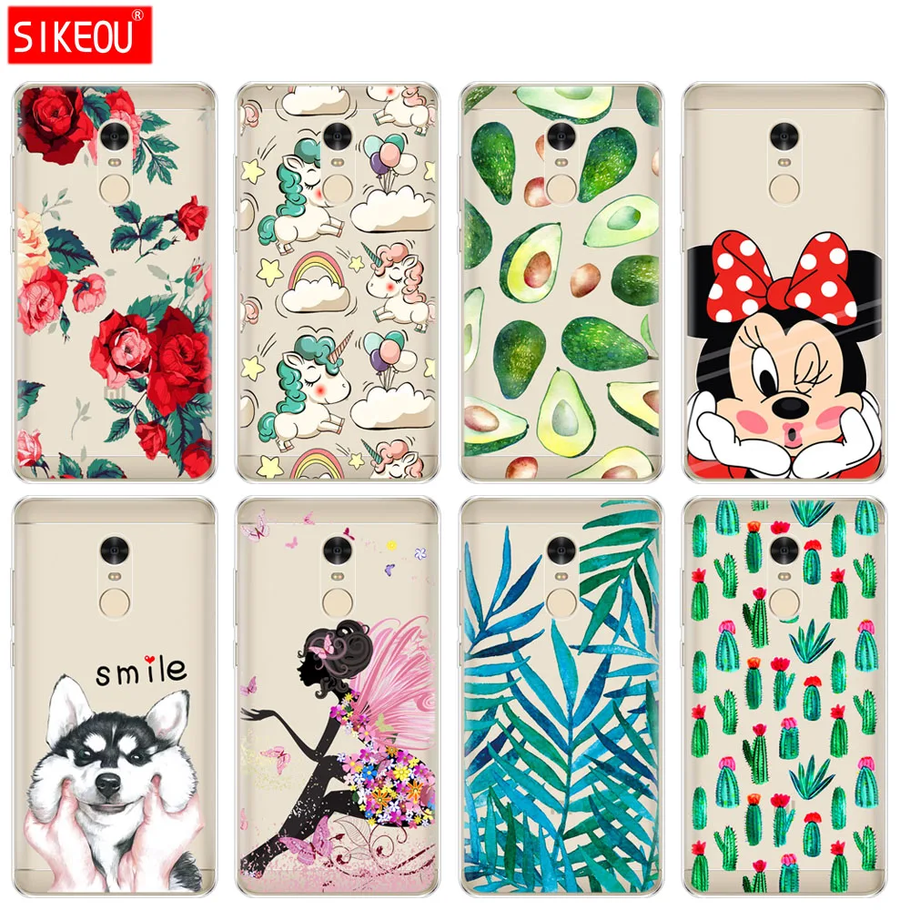 

SIKEOU Silicone TPU Case For Xiaomi Redmi Note 4/note 4 pro Case Cover for Redmi Note 4X/note 4x pro Phone case global version