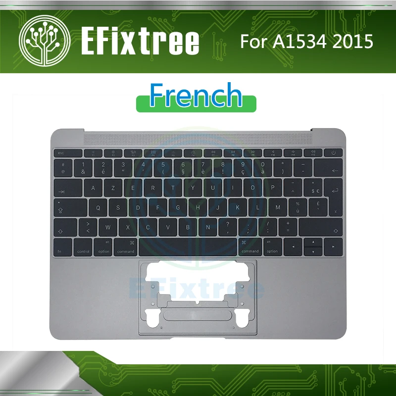 Like New Grey Topcase C Case Housing For Macbook Retina 12 Inch A1534 Top Case With Keyboard French Layout Mf855 Mf865 Replacement Keyboards Aliexpress