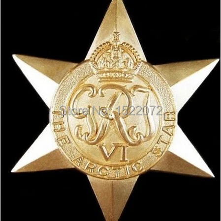 

High quality WW2 ARCTIC STAR MEDAL cheap custom gold medals badges hot sales usa army medals