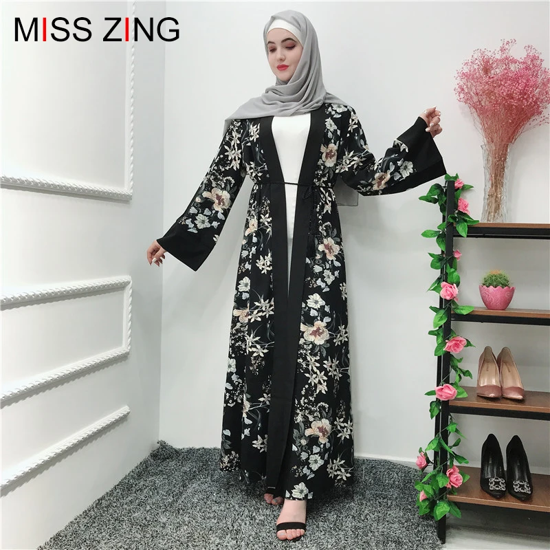 

Muslim Abaya Embroidery New Dress Mesh Cardigan Tunic Kimono Long Robes Jubah Middle East Ramadan Arab Islamic Prayer spring