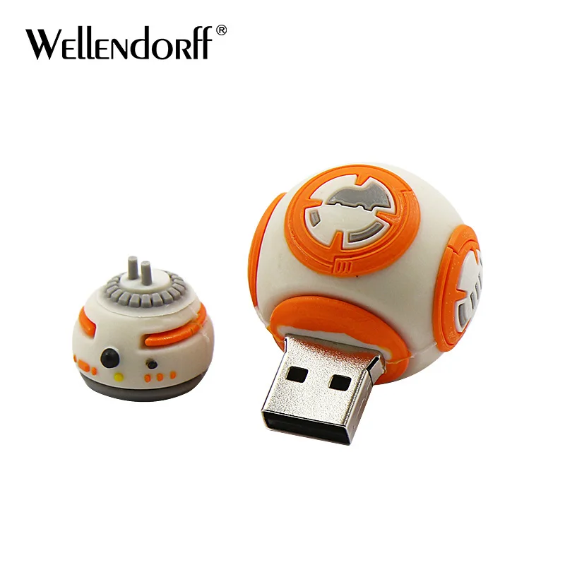 2018 Hot Usb Flash Drive BB 8 Robot Pendrive 32gb 64gb Memory Stick