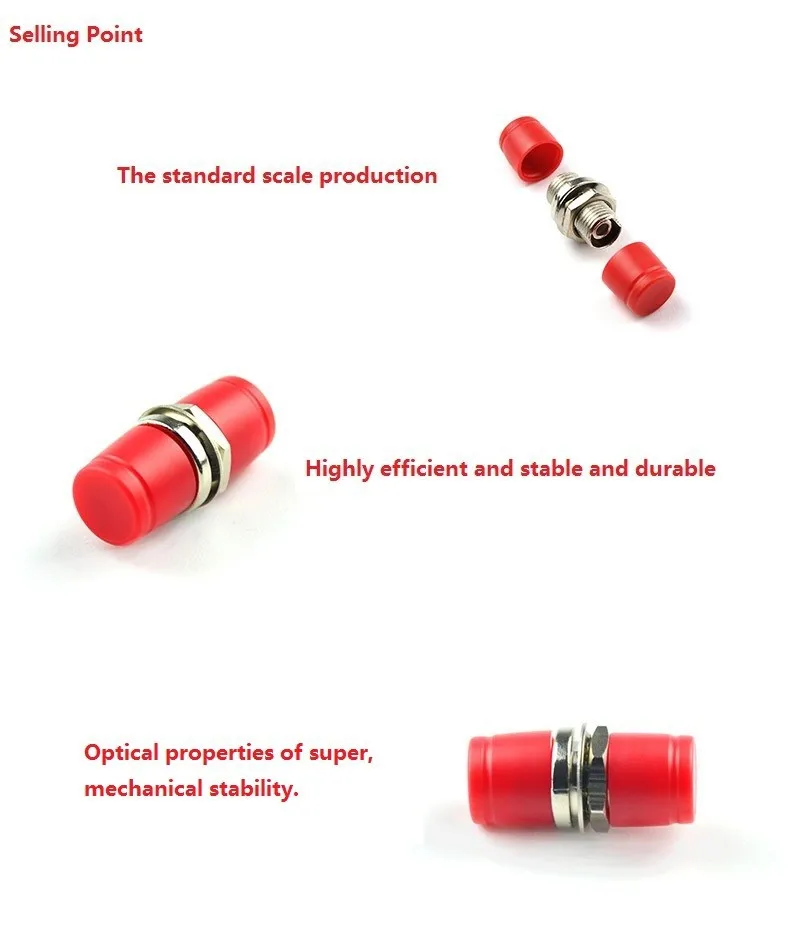 Fiber optical flange FC-FC fiber coupler connector adapter FC flange small type D Telecom