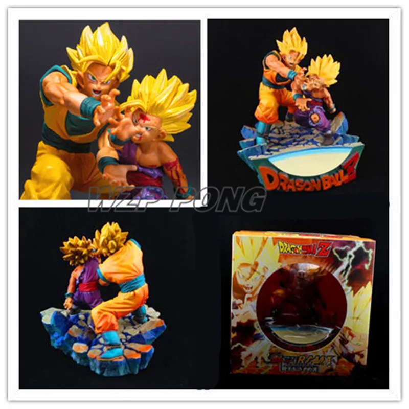 Super Saiyan Kakarotto Гохан боевые повреждения фигурка героя модель игрушки в боевом