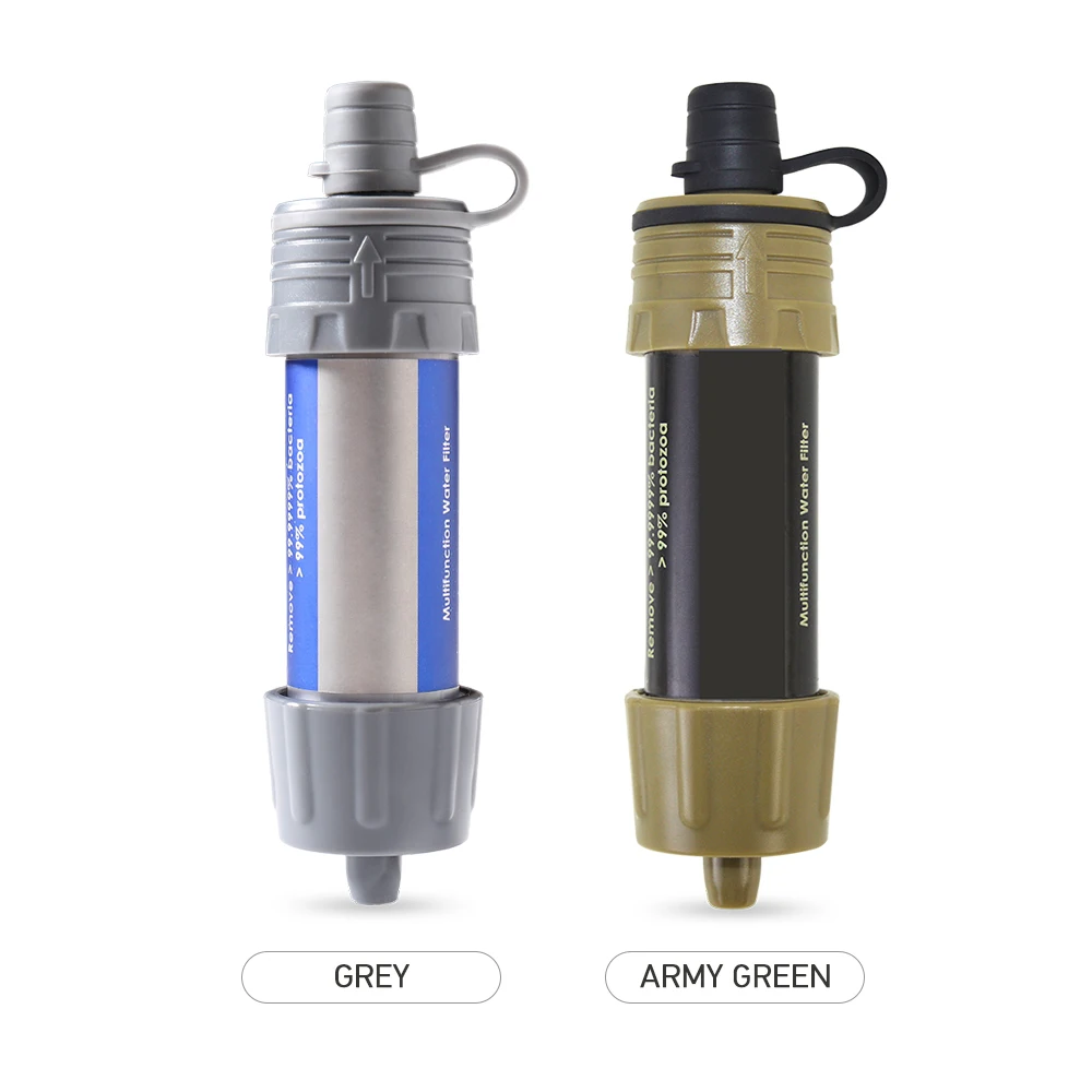 2PCS Outdoor Water Filter Straw EDC Survival Tools Water Filtration System Water Purifier for Emergency Camping Traveling Hiking 2PCS Outdoor Water Filter Straw EDC Survival Tools Water Filtration System Water Purifier for Emergency Camping Traveling Hiking