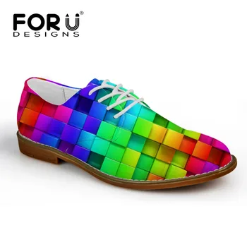 

FORUDESIGNS New Stylish Men's Casual PU Leather Business Dress Shoes High Quality Male Flats Men Comfortable Lace-up Zapatos